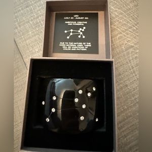 New In Box BCBG Rhinestone Leo Sign Constellation Cuff